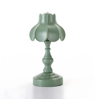 Elegant Simple Flower Resin Bedroom LED Table Lamp Zawala Image - 31