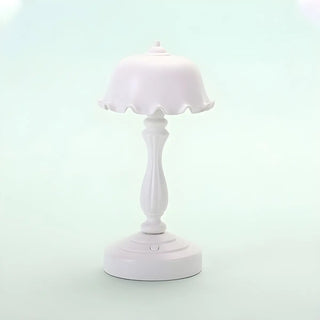 Elegant Simple Flower Resin Bedroom LED Table Lamp Zawala Image - 9