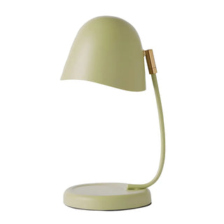 Multi-Color Egg Shape Metal Curved Bedside Table Lamp Zawala Image - 10