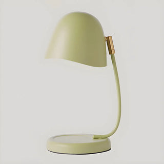 Multi-Color Egg Shape Metal Curved Bedside Table Lamp Zawala Image - 6