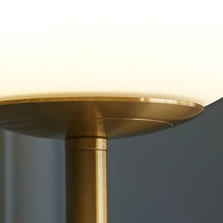ZOWALA - Globe Modern Standing Marble Base Gold Floor Lamp Image - 6