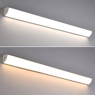 Simple Rectangular Metal LED Long Wall Lamp White Zawala Image - 13
