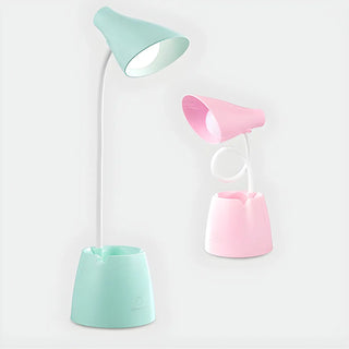 Simple Macaron Conical Shade Rechargeable Table Lamp Zawala Image - 13
