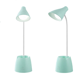 Simple Macaron Conical Shade Rechargeable Table Lamp Zawala Image - 14