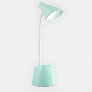 Simple Macaron Conical Shade Rechargeable Table Lamp Zawala Image - 8