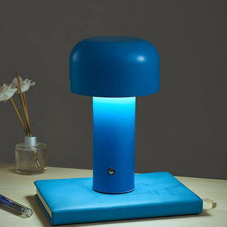 Simple Rechargeable Geometric Column LED Table Lamp Zawala Image - 11