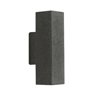 Simple Rectangular Metal Exterior Up Down Wall Sconce Zawala Image - 8
