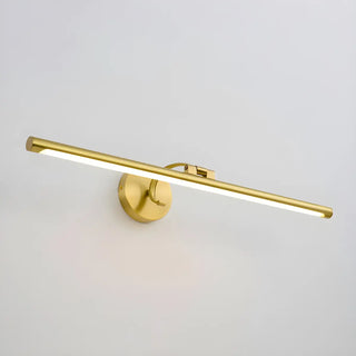 Simple Rotatable Gold Cylinder LED Metal Vanity Lights Zawala Image - 9