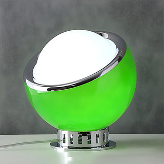 Simple Mini Semicircle Globe Glass Shade Table Lamp Zawala Image - 10