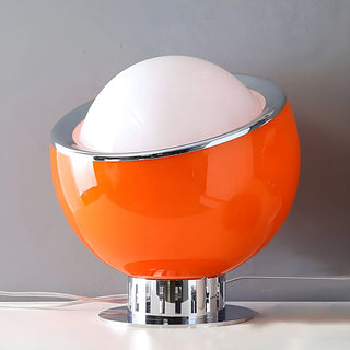 Simple Mini Semicircle Globe Glass Shade Table Lamp Zawala Image - 11