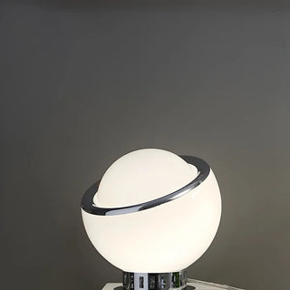Simple Mini Semicircle Globe Glass Shade Table Lamp Zawala Image - 16