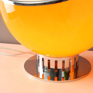 Simple Mini Semicircle Globe Glass Shade Table Lamp Zawala Image - 18