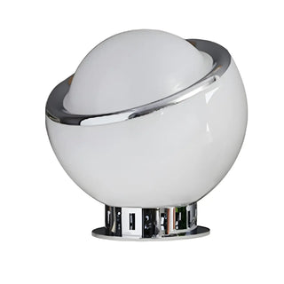 Simple Mini Semicircle Globe Glass Shade Table Lamp Zawala Image - 19