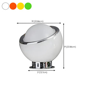 Simple Mini Semicircle Globe Glass Shade Table Lamp Zawala #size