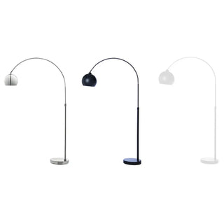Simple Adjustable Metal Dome Arched Floor Lamps Zawala Image - 12