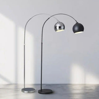 Simple Adjustable Metal Dome Arched Floor Lamps Zawala Image - 3