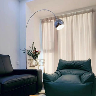 Simple Adjustable Metal Dome Arched Floor Lamps Zawala Image - 4