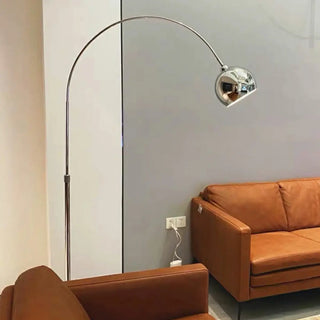 Simple Adjustable Metal Dome Arched Floor Lamps Zawala Image - 5