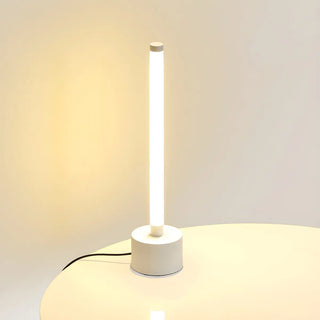 Simple Tubular LED Bedside Candle Cordless Table Lamp Zawala Image - 15