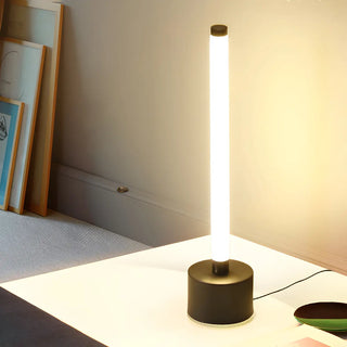 Simple Tubular LED Bedside Candle Cordless Table Lamp Zawala Image - 5