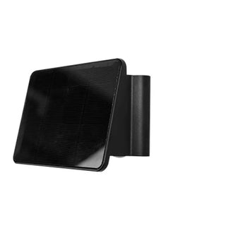 Simple Black Angular Metal Outdoor Solar Wall Light Zawala Image - 9