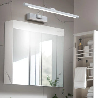 White Adjustable Simple Linear Bathroom Vanity Light Zawala Image - 1