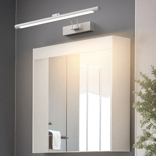 White Adjustable Simple Linear Bathroom Vanity Light Zawala Image - 3