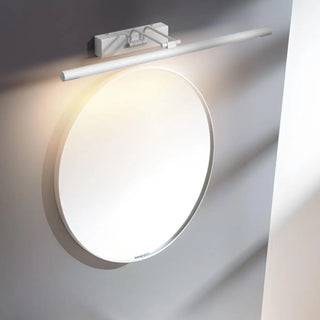White Adjustable Simple Linear Bathroom Vanity Light Zawala Image - 5