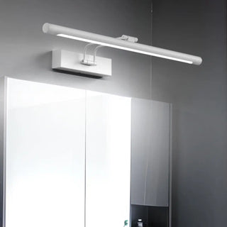 White Adjustable Simple Linear Bathroom Vanity Light Zawala Image - 6