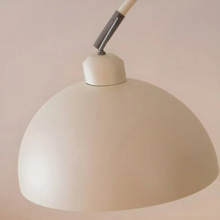 Multifunctional White Dome Floor Lamp with Side Table Zawala Image - 6