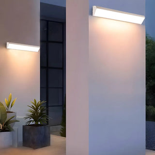 Simple Geometric Acrylic Exterior Wall LED Light Zawala Image - 1