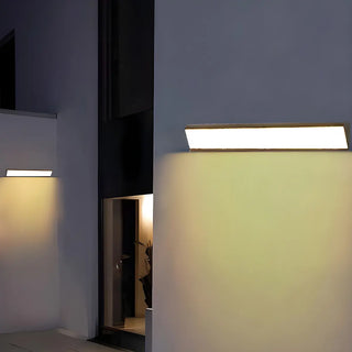 Simple Geometric Acrylic Exterior Wall LED Light Zawala Image - 2