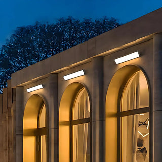 Simple Geometric Acrylic Exterior Wall LED Light Zawala Image - 4