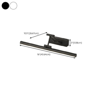 Bathroom Simple Retractable Cylinder Vanity Light Zawala #size