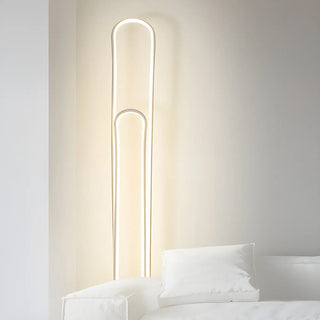 ZOWALA - Modern Metal 2-Light Floor Lamp Image - 4