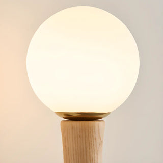 ZOWALA - Contemporary Ball Bamboo Bedroom Wood Small Pendant Light Image - 9