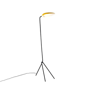 Yellow Dome Minimalist Tripod Metal LED Floor Lamp Zawala Image - 6