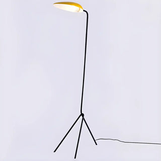 Yellow Dome Minimalist Tripod Metal LED Floor Lamp Zawala Image - 7