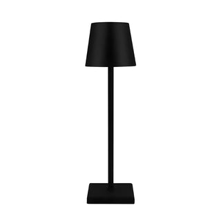 Minimalist Silver Square Base Metal Bedside Table Lamp Zawala Image - 14