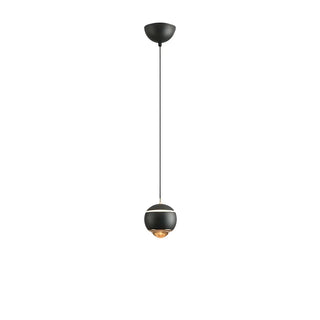 Modern Globe Metal Bedroom Black Pedant Light Zawala Image - 5