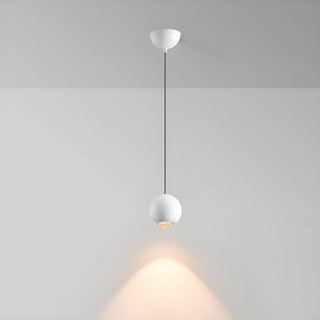 Modern Globe Metal Bedroom Black Pedant Light Zawala Image - 8