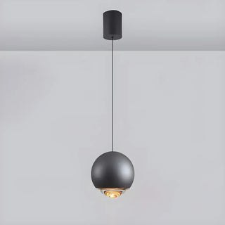 ZOWALA - Modern Bedroom Blue Red Metal Globe LED Pendant Light Image - 16