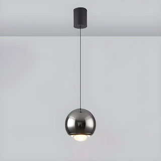 ZOWALA - Modern Bedroom Blue Red Metal Globe LED Pendant Light Image - 17