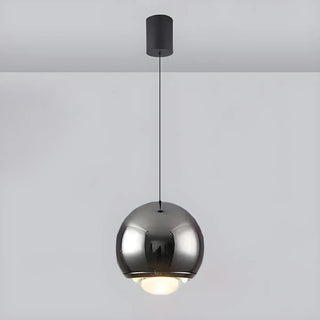ZOWALA - Modern Bedroom Blue Red Metal Globe LED Pendant Light Image - 21