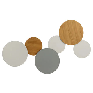 Modern Colorful Circle Metal Bedroom Wall Sconce Zawala Image - 10