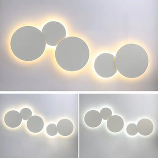 Modern Colorful Circle Metal Bedroom Wall Sconce Zawala Image - 13