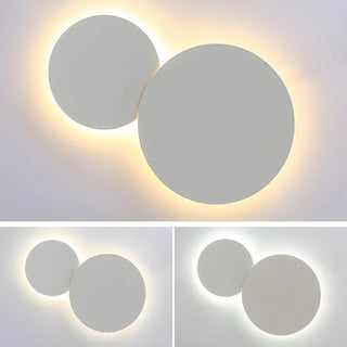 Modern Colorful Circle Metal Bedroom Wall Sconce Zawala Image - 17