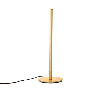 White Simple Metal Linear Candle Cordless Table Lamp Zawala Image - 15