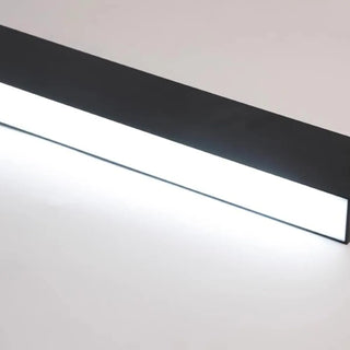 Balcony Simplicity Black Linear LED Flush Mount Light Zawala Image - 6