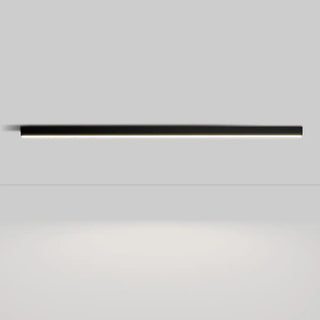 Balcony Simplicity Black Linear LED Flush Mount Light Zawala Image - 7